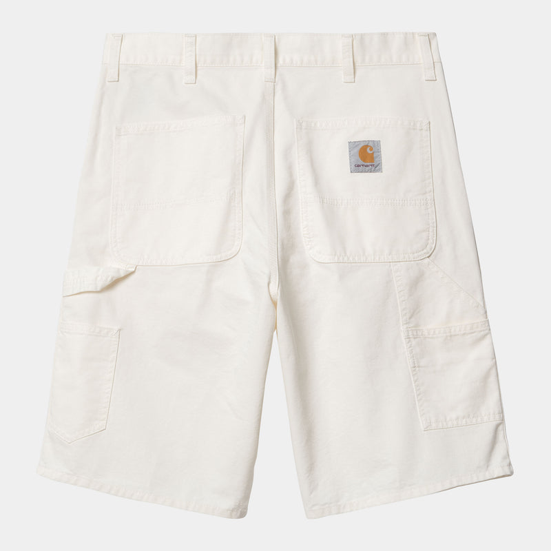 Carhartt WIP Single Knee Short (Off-White Rinsed No Length)