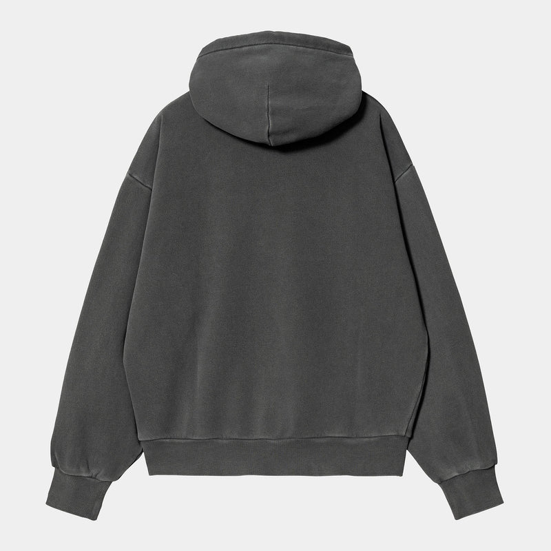 Carhartt WIP W'Hooded Nelson Sweat (Charcoal/Garment/Dyed)