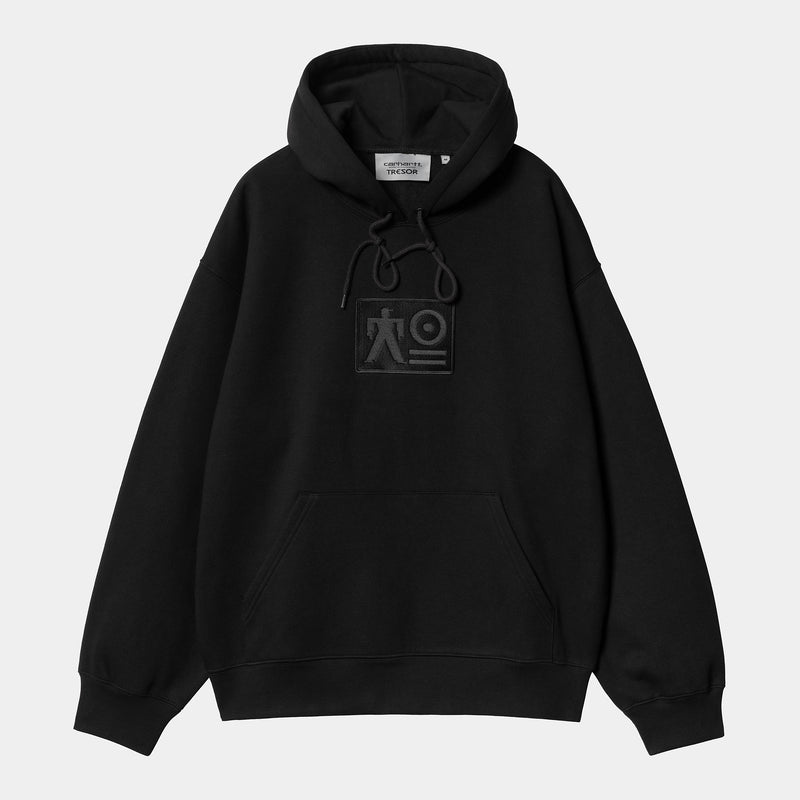 Carhartt WIP x Tresor Basement Hooded Sweatshirt (Black/Grey)