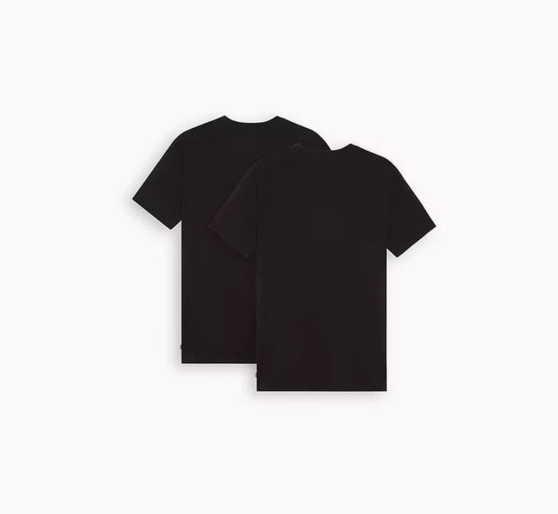 Levi's Slim 2PK Crew Neck (Black)