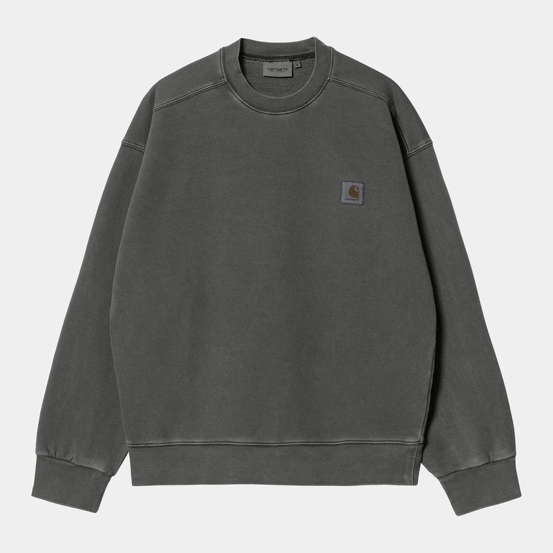 Carhartt WIP Nelson Sweatshirt (Charcoal/Garment Dyed)