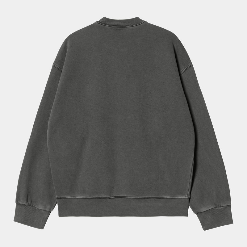 Carhartt WIP Nelson Sweatshirt (Charcoal/Garment Dyed)