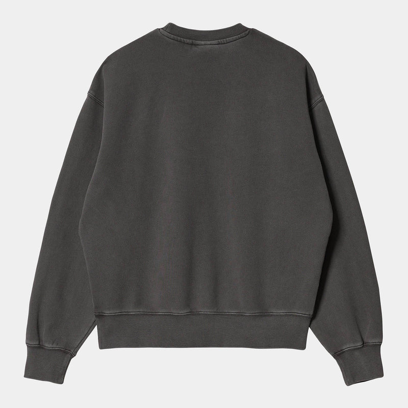 Carhartt WIP W' Nelson Sweat (Charcoal Garment Dyed)