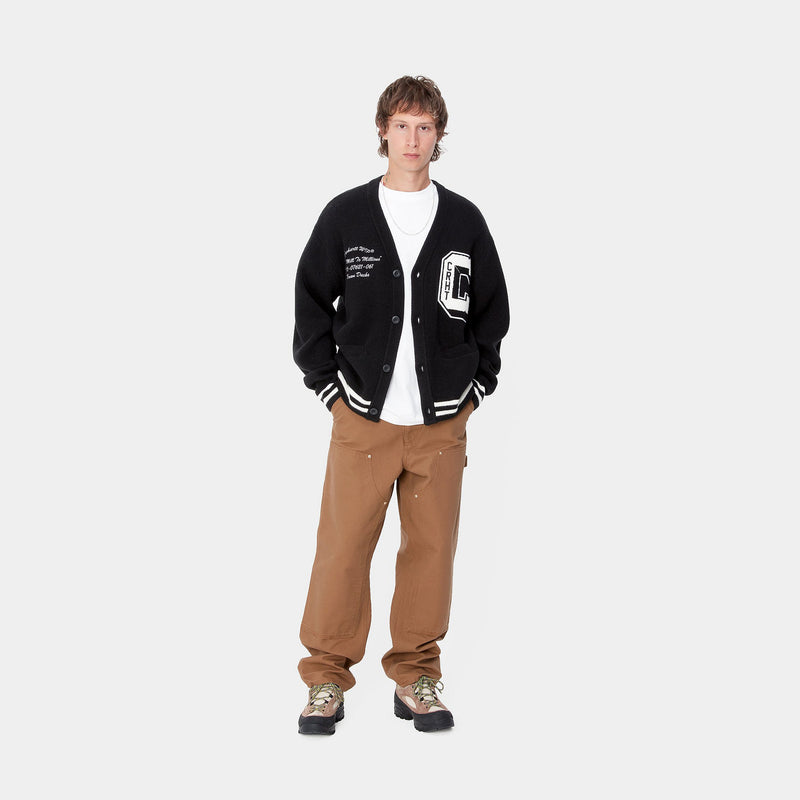 Carhartt WIP Brown Ducks Cardigan (Black/Wax)