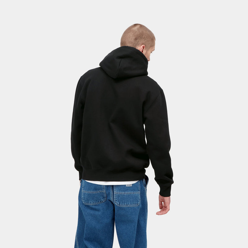 Carhartt WIP Hooded Carhartt Sweat (Black/Black)