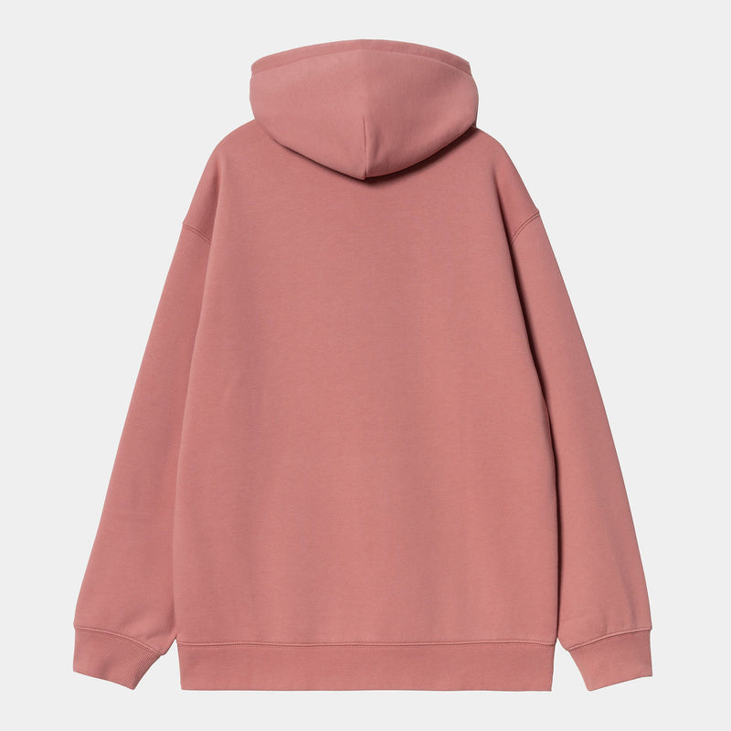 Carhartt WIP W' Hooded Carhartt Sweat (Dusty Rose/Moonbeam)