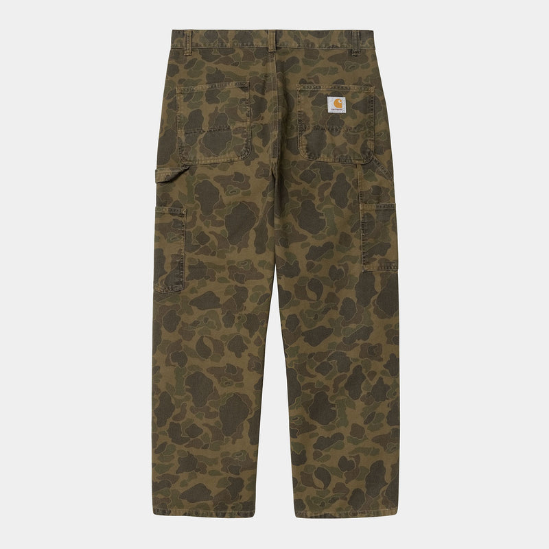 Carhartt WIP Duck Single Knee Pant (Camo Duck Green/Office Green Garment Dyed)