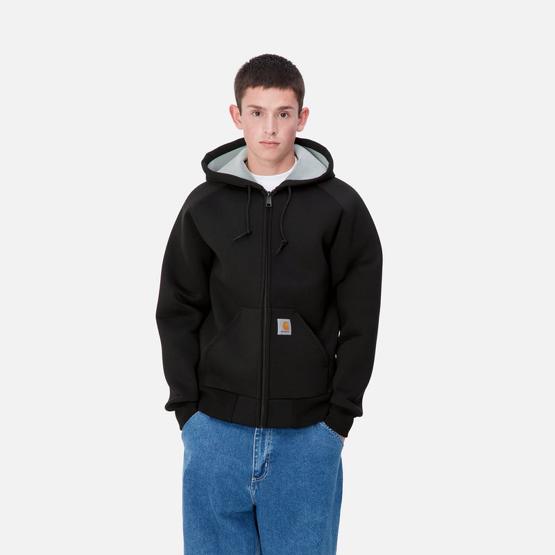 Carhartt WIP Car-Lux Hooded Jacket (Black/Grey)