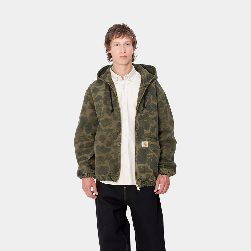 Carhartt WIP Duck Active Jacket (Camo Duck, Green/Office Green)