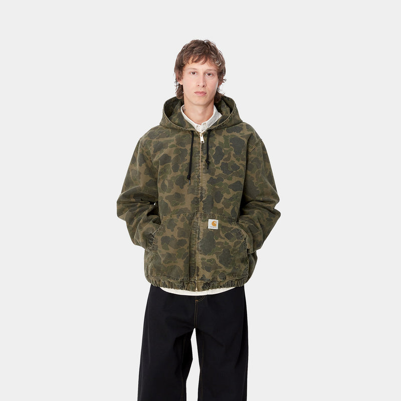 Carhartt WIP Duck Active Jacket (Camo Duck, Green/Office Green)