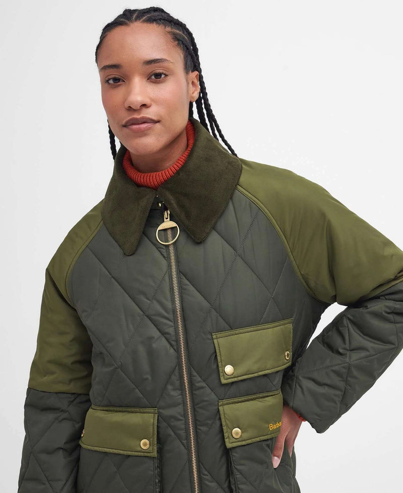 Barbour Milby Quilt (Olive/Ancient)