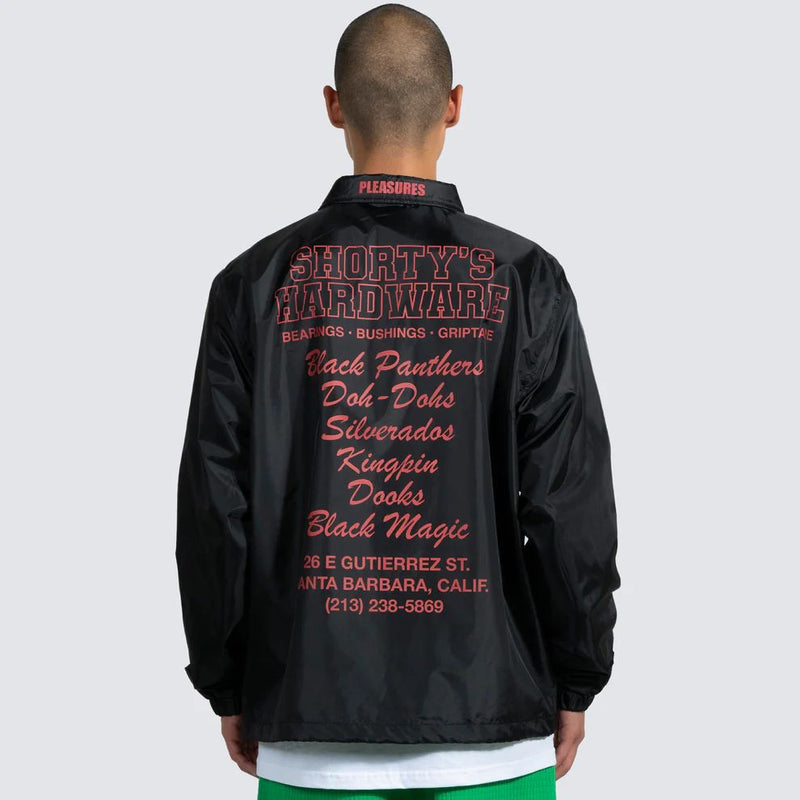 Pleasures Griptape Coach Jacket (Black)