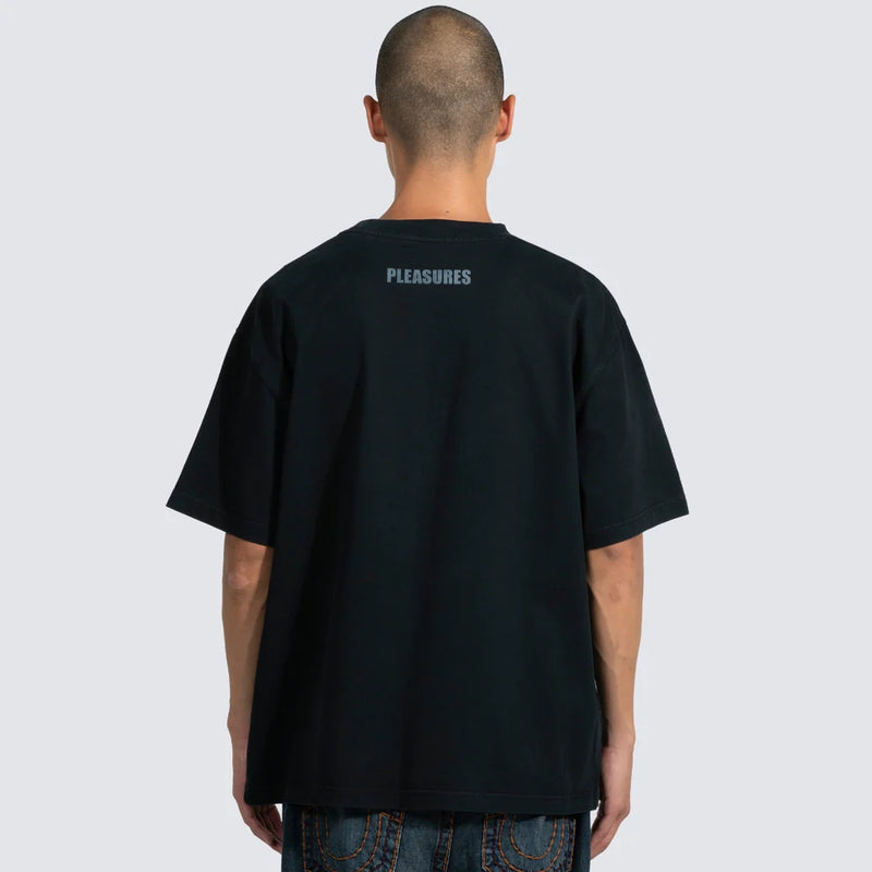 Pleasures Box Logo Heavyweight Shirt (Black)