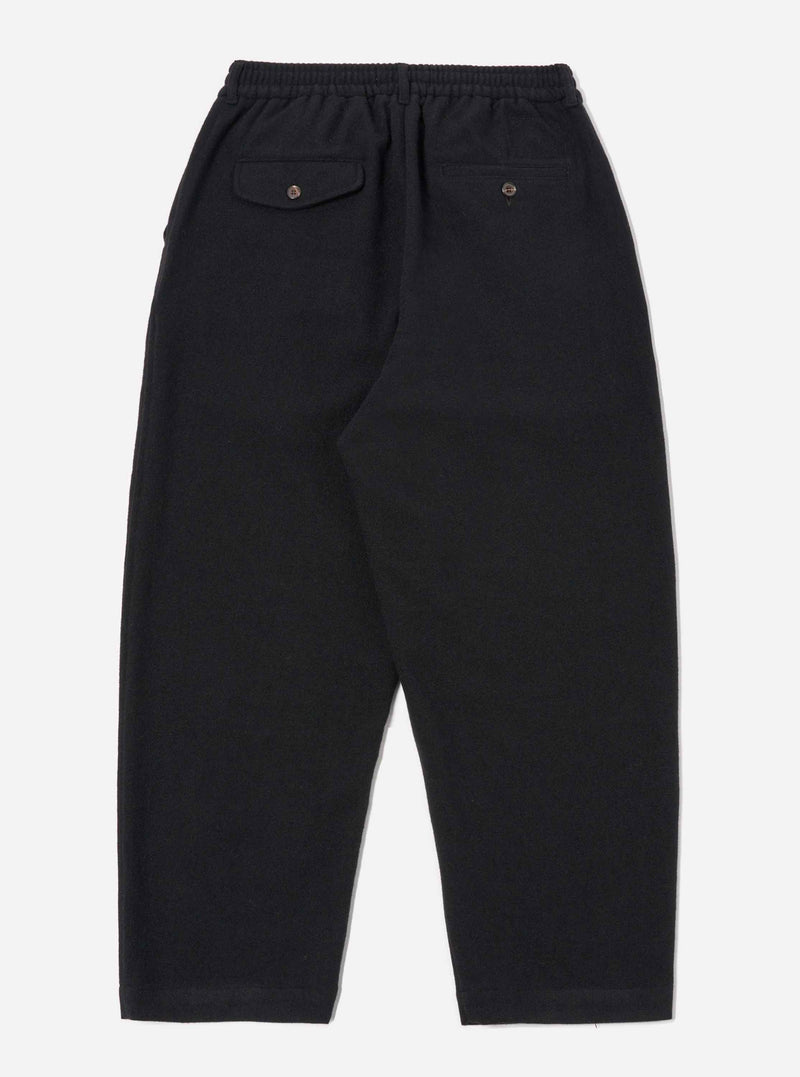 Universal Works Oxford Pant Recycled Soft Wool (Black)