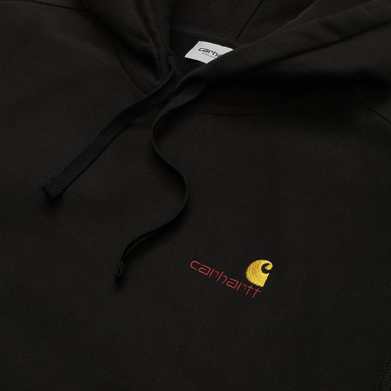 Carhartt WIP Hooded American Script (Black)