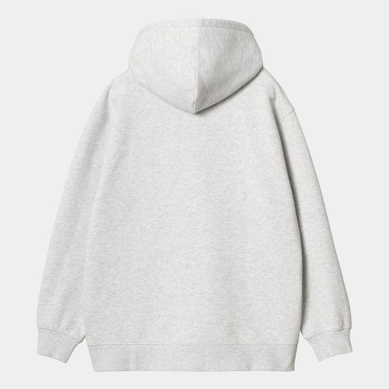 Carhartt WIP W' Hooded Carhartt Sweat (Ash Heather/Dusty Rose)