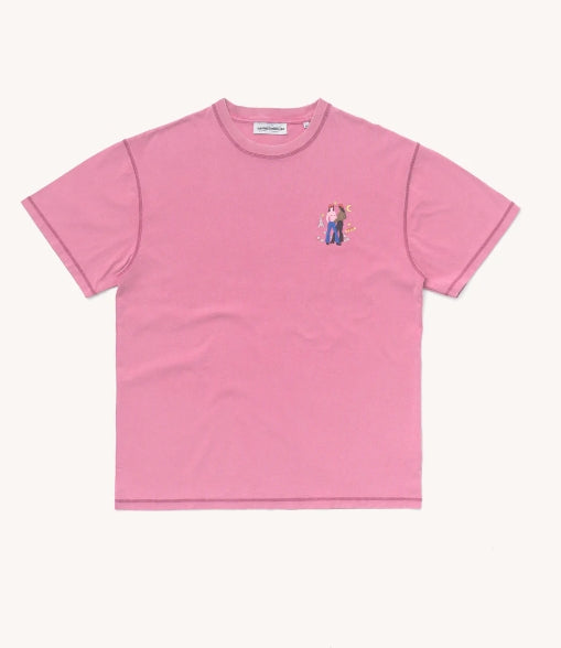 Carne Bollente Chic Cheek in Paris T-shirt (Pink)