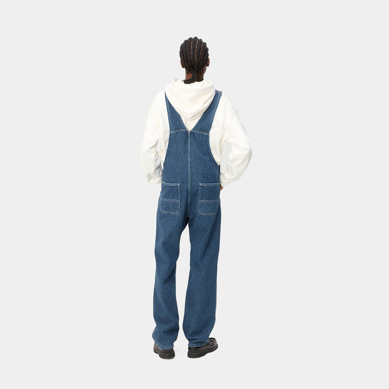 Carhartt WIP W'Bib Overall Straight 'Maverick' Denim (Blue Stone Washed)