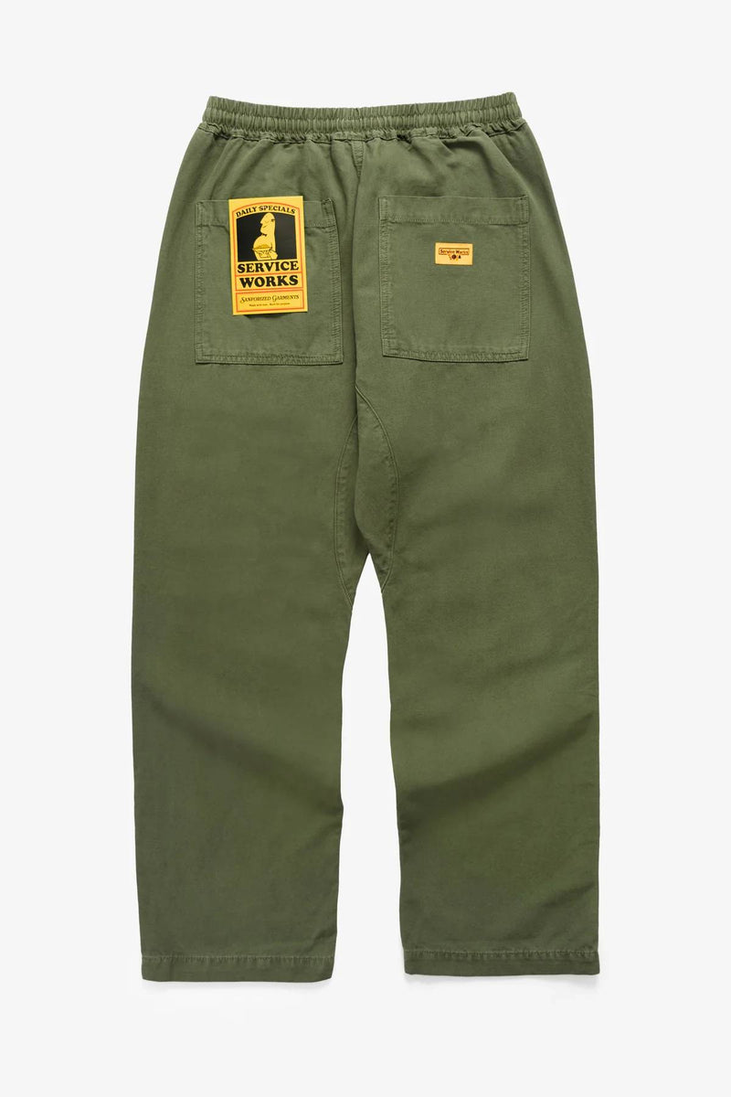 Service Works Canvas Chef Pants (Olive)