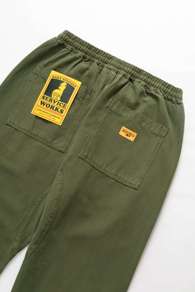 Service Works Canvas Chef Pants (Olive)