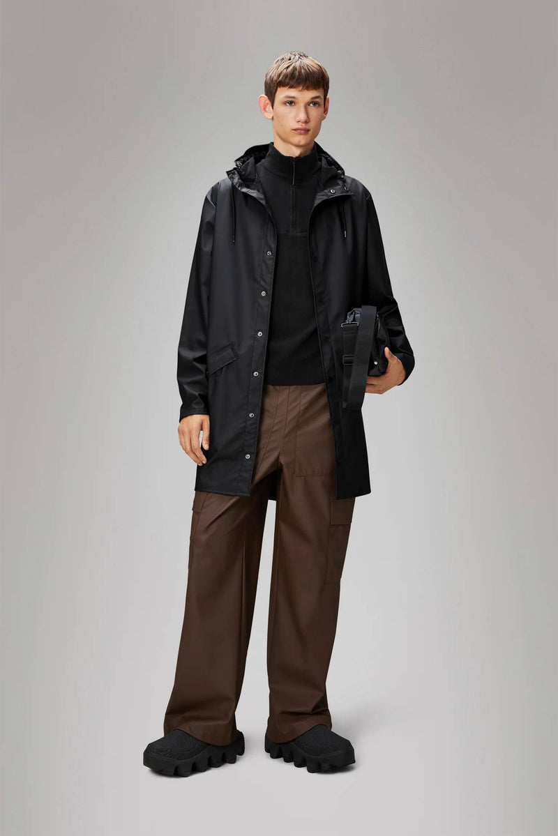 Rains Long Jacket W3 (Black)