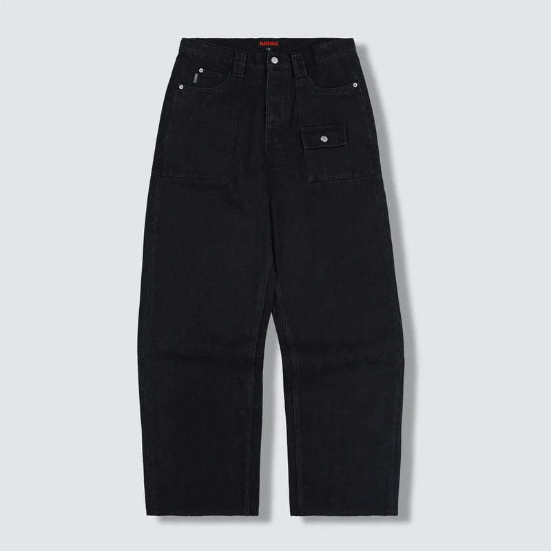 Pleasures Grind Baggy Jeans (Black)