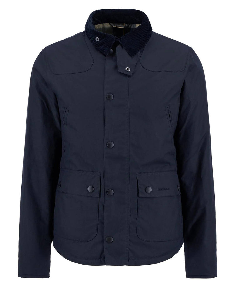 Barbour Reelin Wax Jacket (Navy)