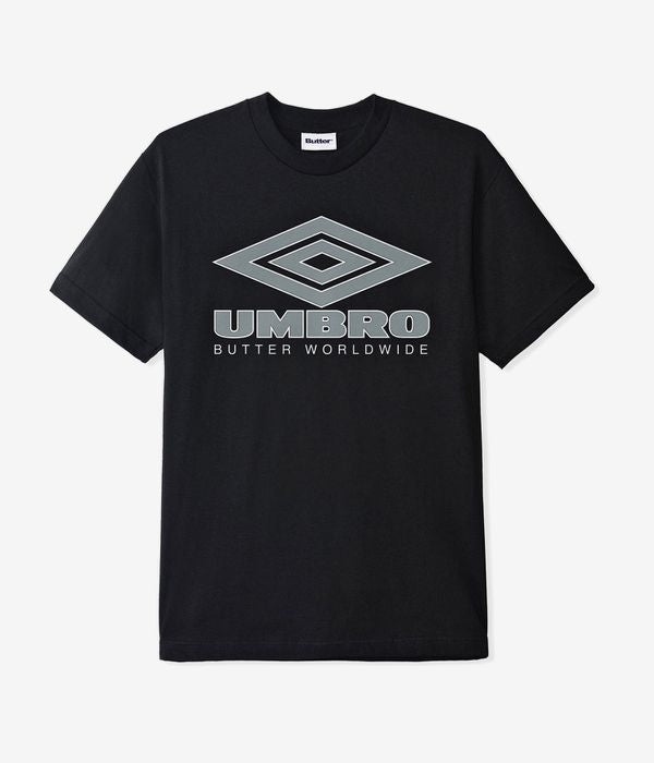 Butter Goods x Umbro - Diamond Logo Tee (Black)