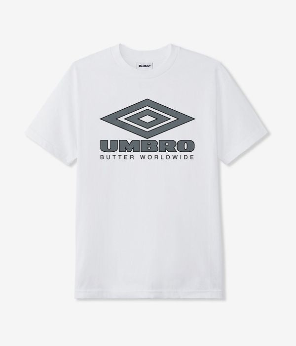 Butter Goods x Umbro - Diamond Logo Tee (White)