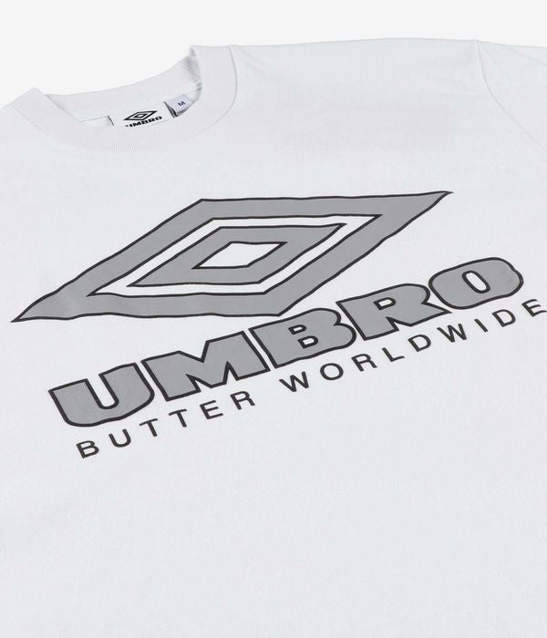 Butter Goods x Umbro - Diamond Logo Tee (White)