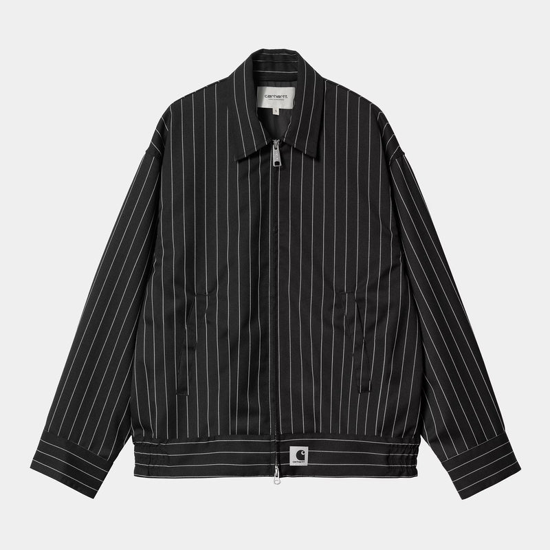 Carhartt WIP W' Seaton Jacket (Seaton Stripe, Black / Wax)