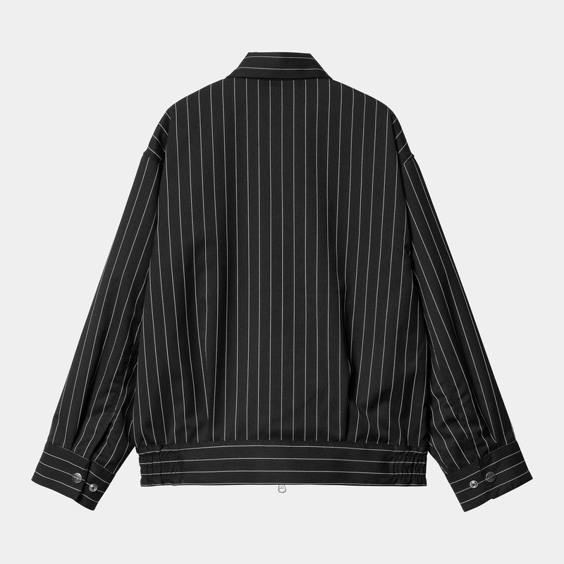 Carhartt WIP W' Seaton Jacket (Seaton Stripe, Black / Wax)