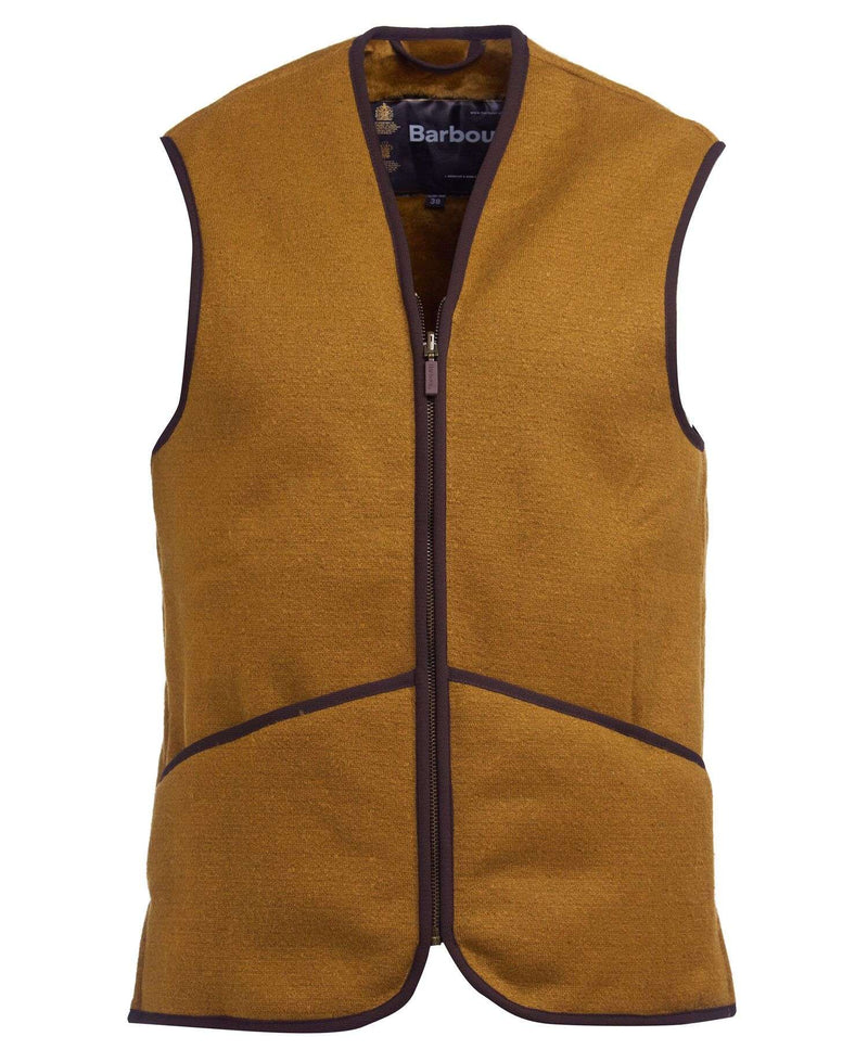 Barbour Warm Pile Waistcoat Zip (Brown)