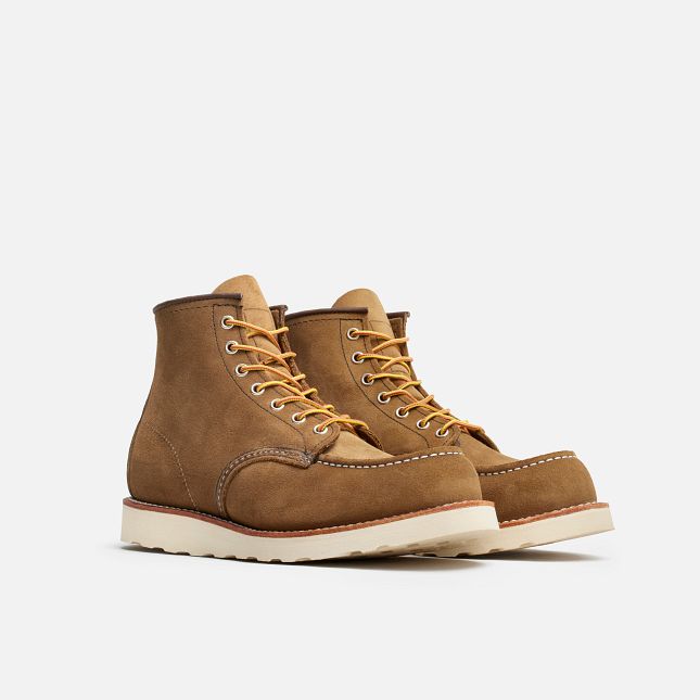 Red Wing 8881 6" Classic Moc Inch Boot (Olive Mohave Leather)