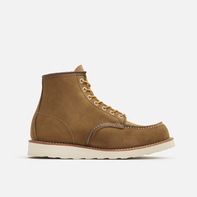 Red Wing 8881 6" Classic Moc Inch Boot (Olive Mohave Leather)