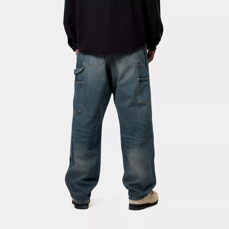 Carhartt WIP Double Knee Pant (Blue Worn Used)