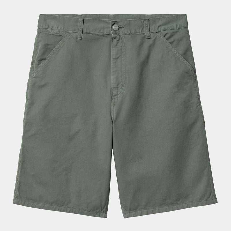 Carhartt WIP Single Knee Short 100% Cotton 'Newcomb' Drill, 8.5 oz (Park Garment Dyed)