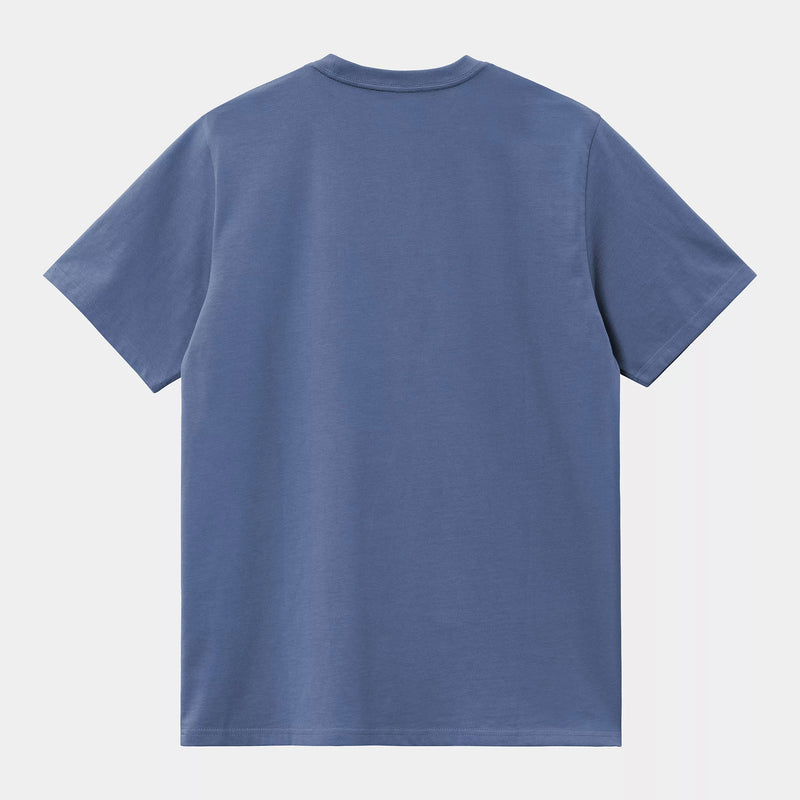 Carhartt WIP S/S Pocket T-Shirt Cotton Single Jersey, 190 g/m² (Blue Iris)