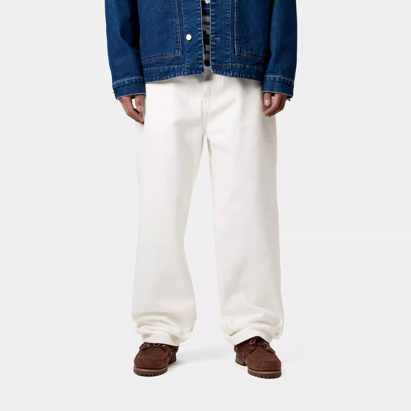 Carhartt WIP Aaron Pant (White Rinsed)