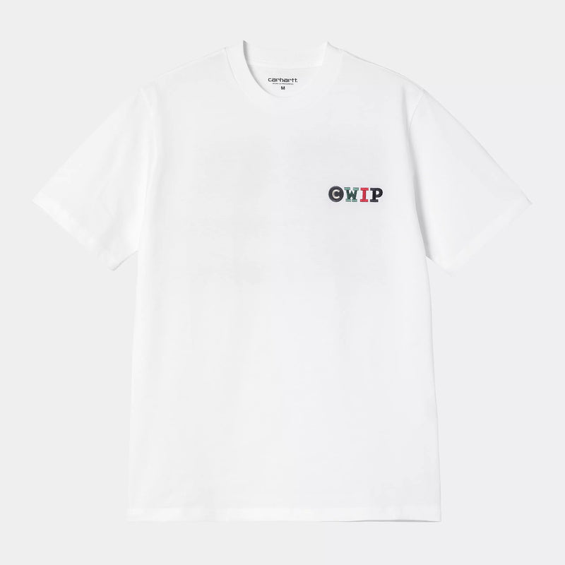 Carhartt Wip S/S Flags T-Shirt (White)