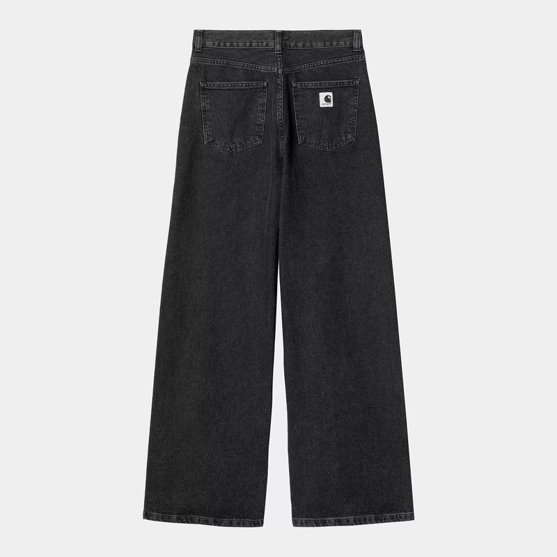 Carhartt WIP W' Jane Pant Organic Cotton Fairfield Denim, 11 oz (Black Heavy Stone Wash)