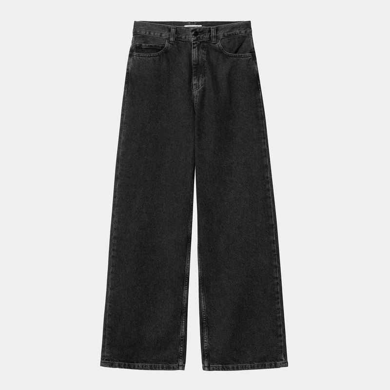 Carhartt WIP W' Jane Pant Organic Cotton Fairfield Denim, 11 oz (Black Heavy Stone Wash)