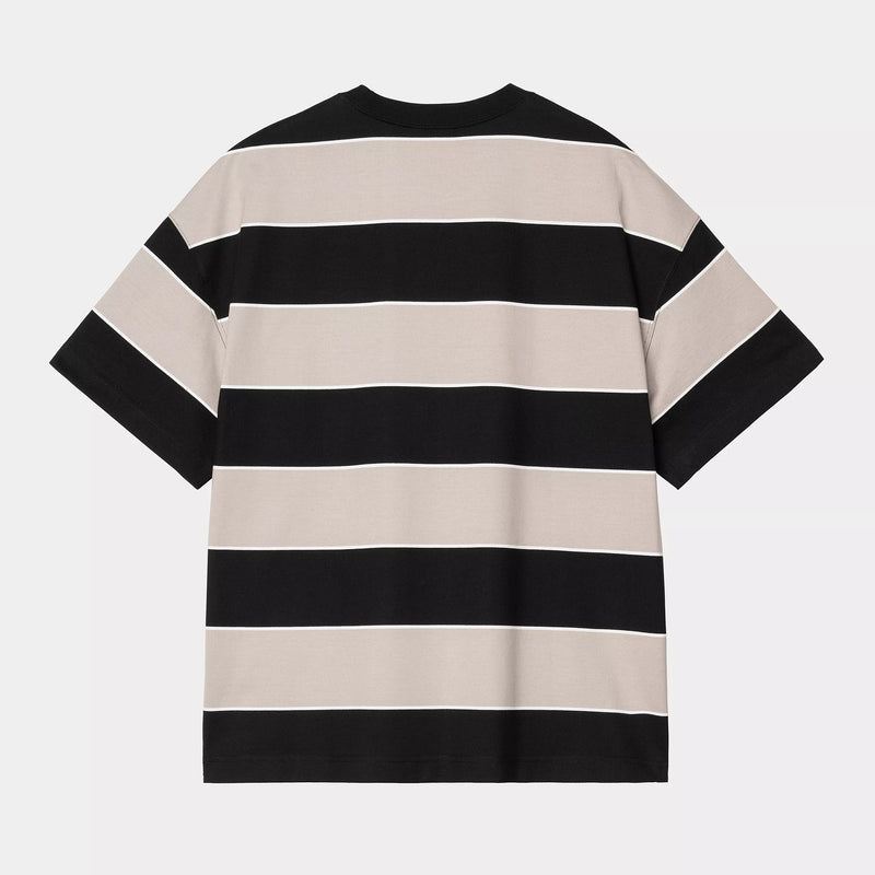 Carhartt WIP S/S Quinby T-Shirt 100% Organic Cotton Single Jersey, 230 g/m² (Quinby Stripe / Black)