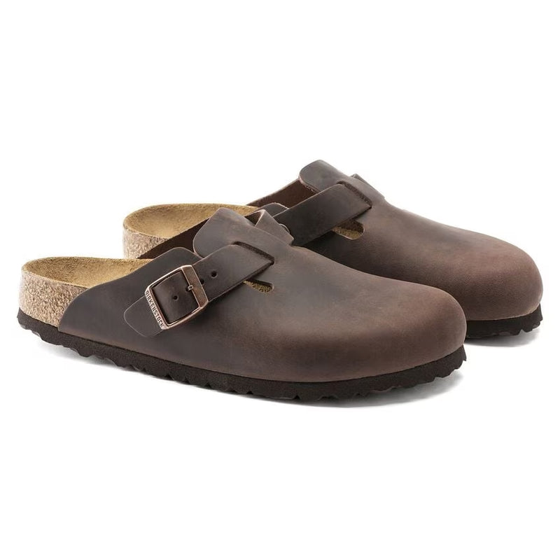 Birkenstock Boston Oiled Leather Habana