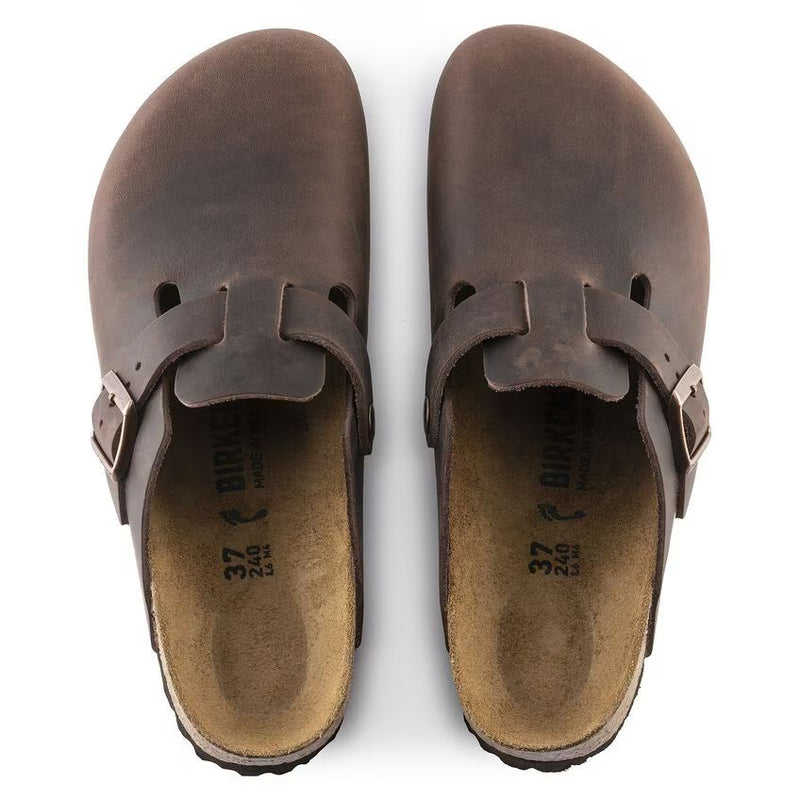 Birkenstock Boston Oiled Leather Habana