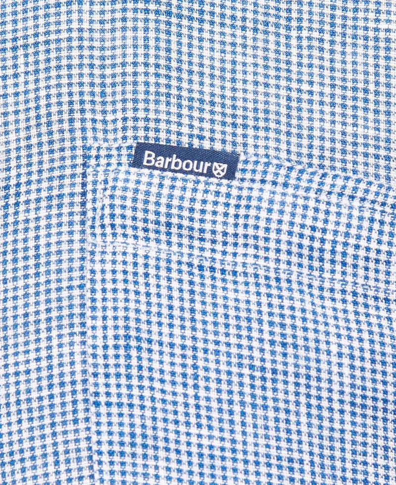 Barbour Linton Tailored Shirt SS25 (Navy)