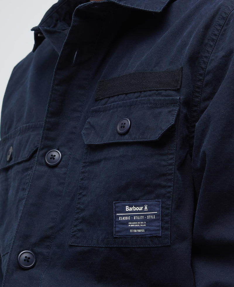 Barbour Bidlam Overshirt SS25 (Navy)