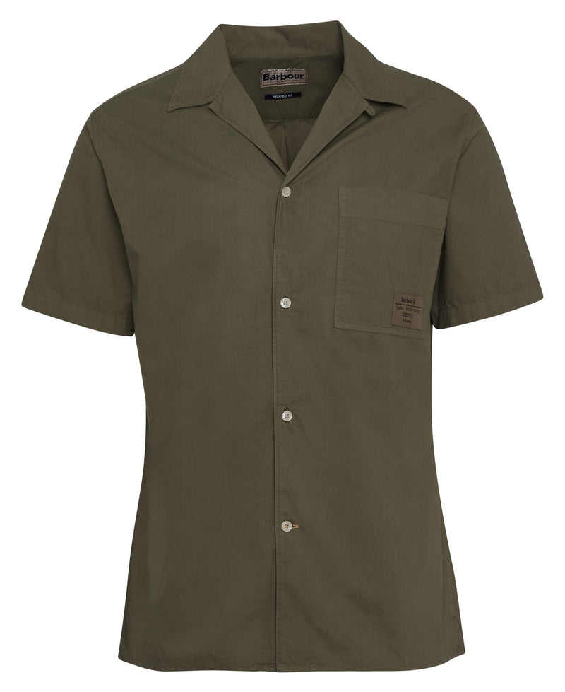 Barbour Holywell Poplin S/S Shirt SS25 (Light Sage)