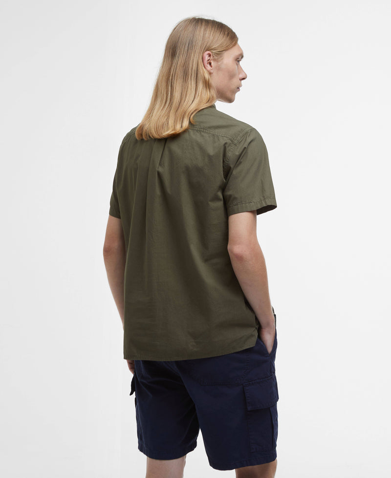 Barbour Holywell Poplin S/S Shirt SS25 (Light Sage)