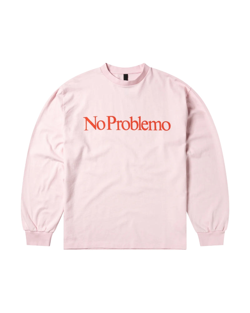 No Problemo LS Tee (Pale Pink)